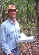 Thomas Gillespie in the field