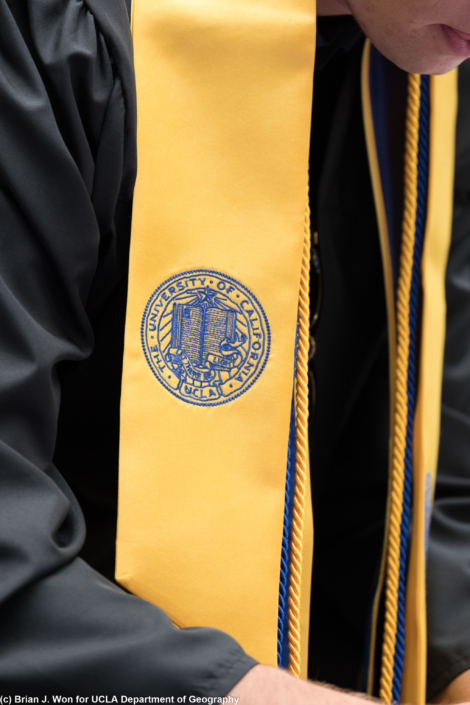 Photo of UCLA graduation sash