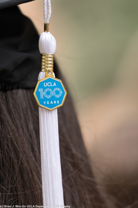 Photo of UCLA 100 years graduation tassel