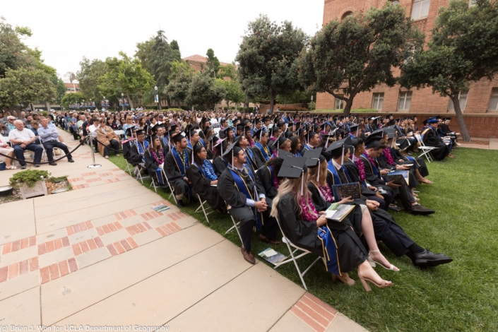 Photo of students at commencement ceremony
