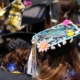 view of decorated caps
